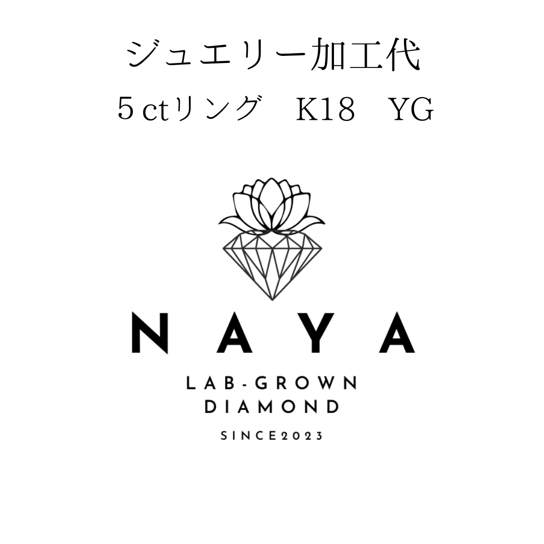 ご予約お客様専用:特注 5ct リング K18YG ジュエリー加工代金お支払いカート