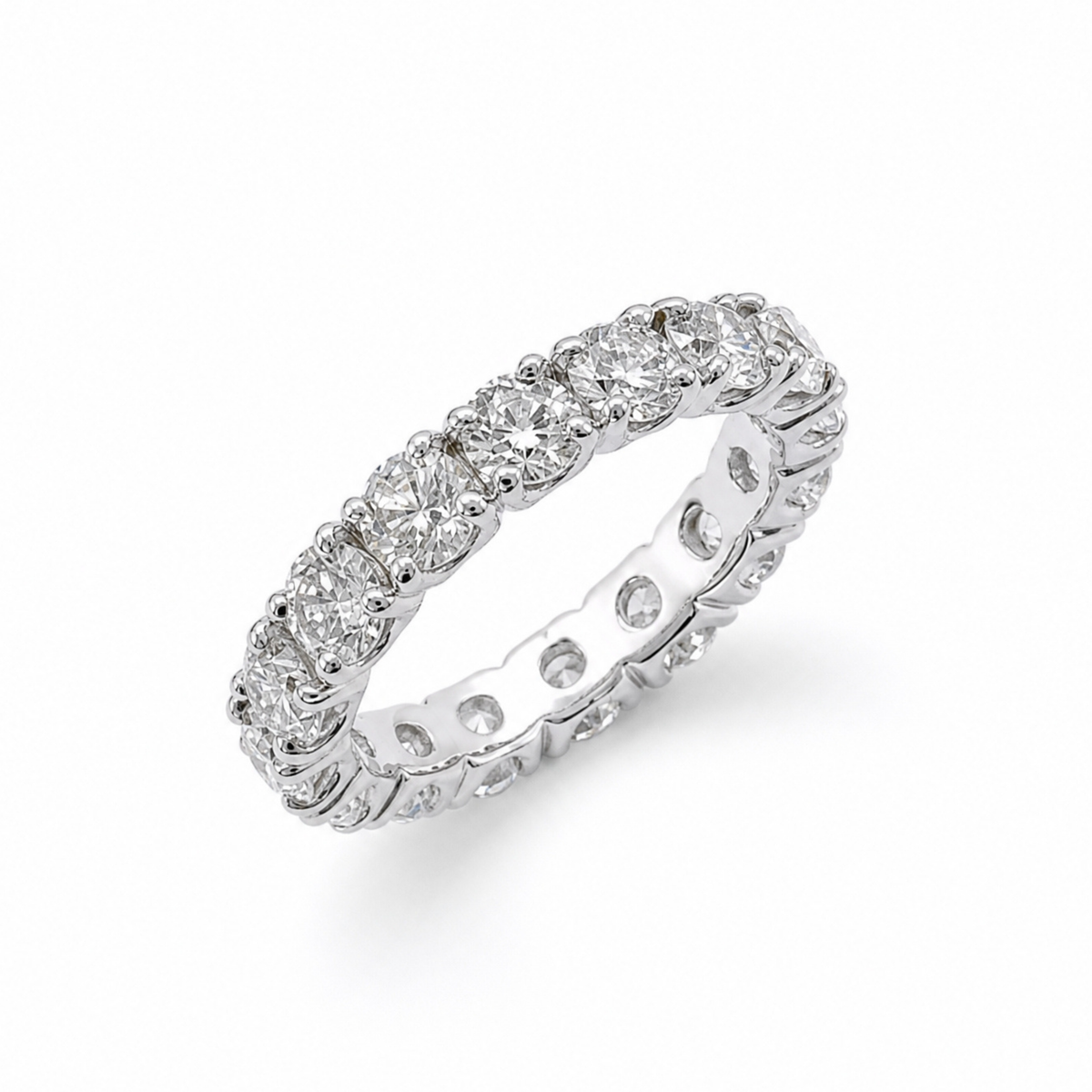 【お客様専用ページ】フルエタニティ 0.8ct 2mm 15号 PT950 + フルエタニティ 3ct 3.8mm 18号 PT950