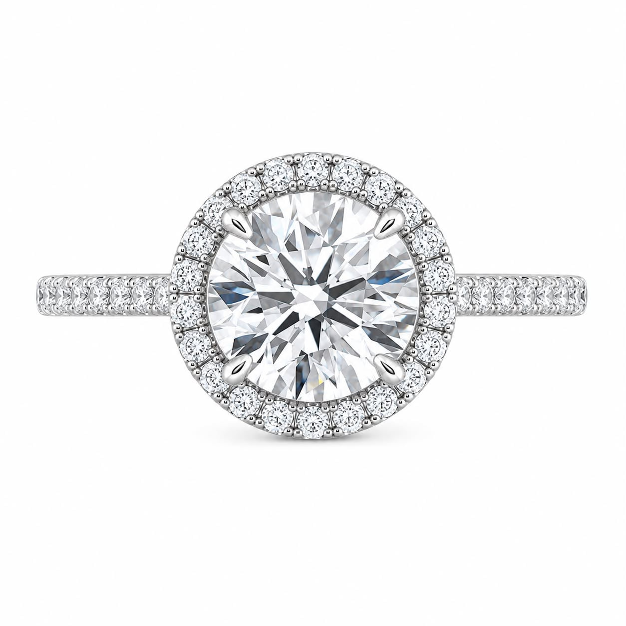 【お客様専用ページ】ラボグロウンダイヤモンド ソリティアリング オーダーメイド|2.6ct Dカラー VVS1 3EX IDEAL|PT950 しずく型4本爪 パヴェメレ取り巻き 3/4周|15号|IGI鑑定書付き(797673748)|納期約60日