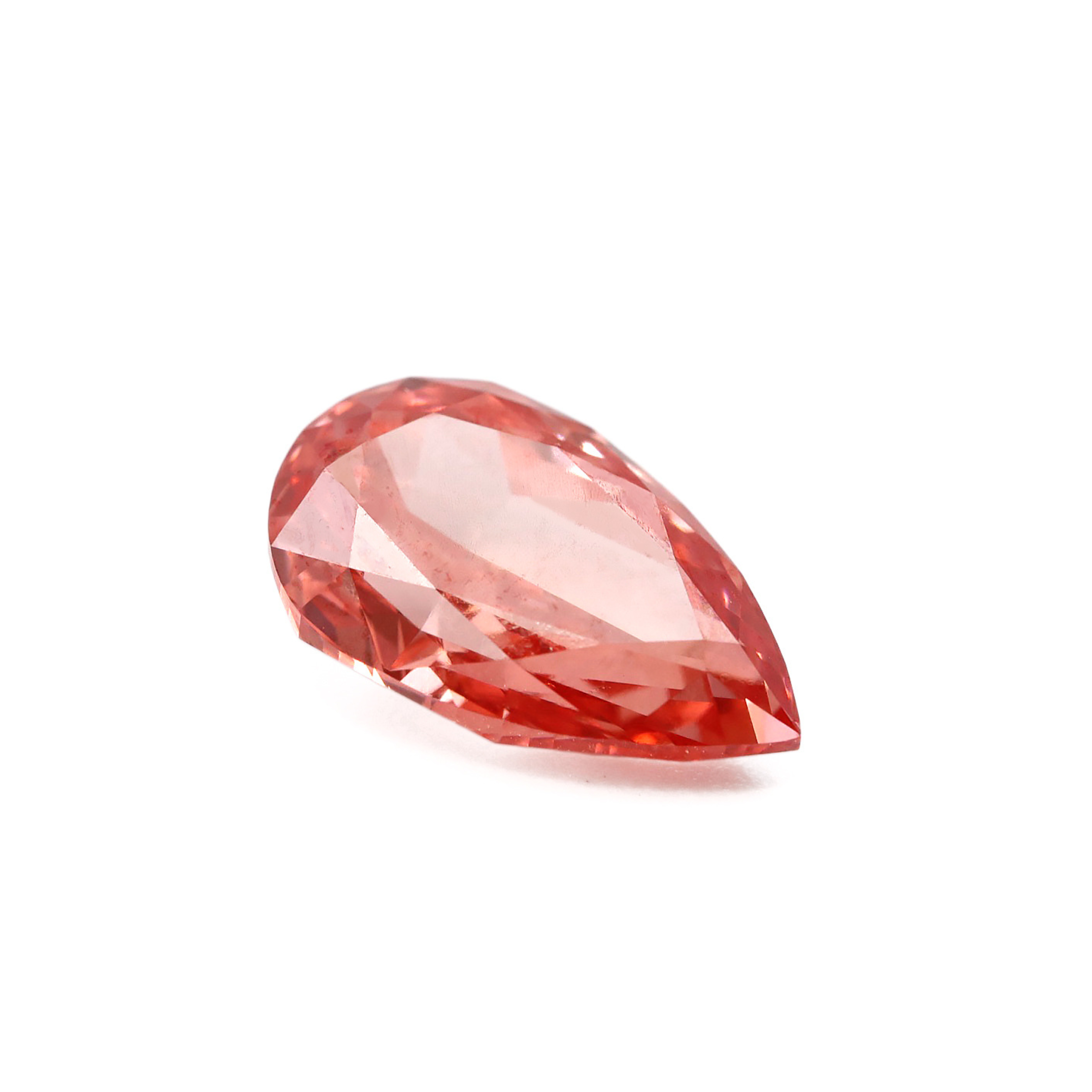 〖3.07ct / Fancy Vivid Red VVS2〗ラボグロウンダイヤモンド レッド ルース|ペアシェイプ(ペアモディファイド)|IGI鑑定書付き|IGI: LG666431779