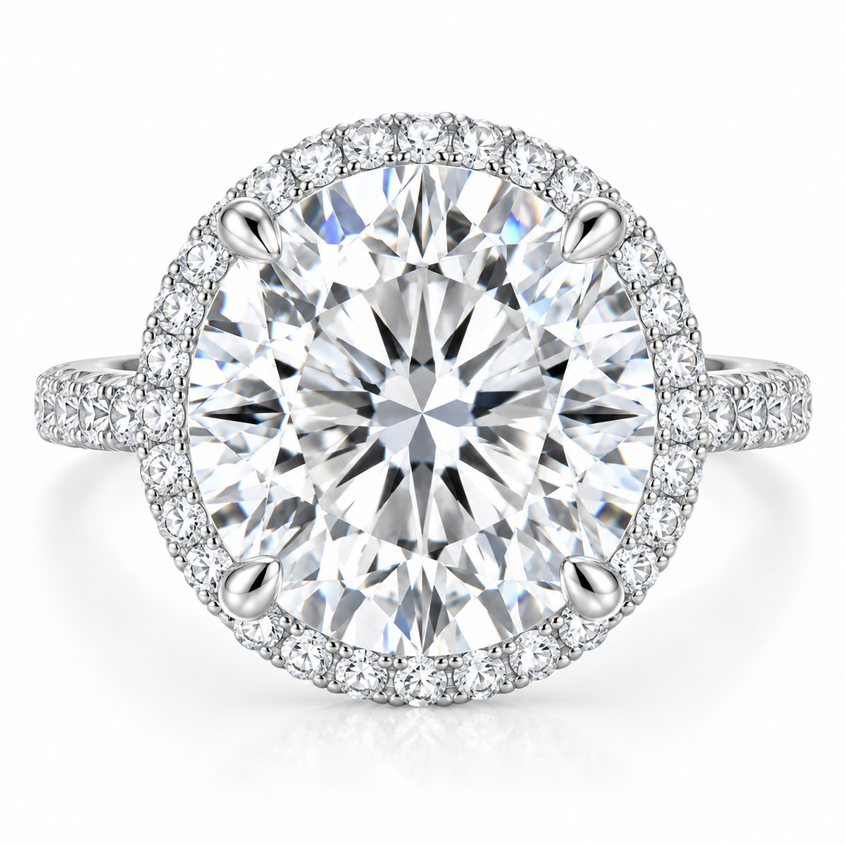 【お客様専用】10.02ct ヘイローデザイン ダイヤモンドリング|PT950|IGI鑑定書付