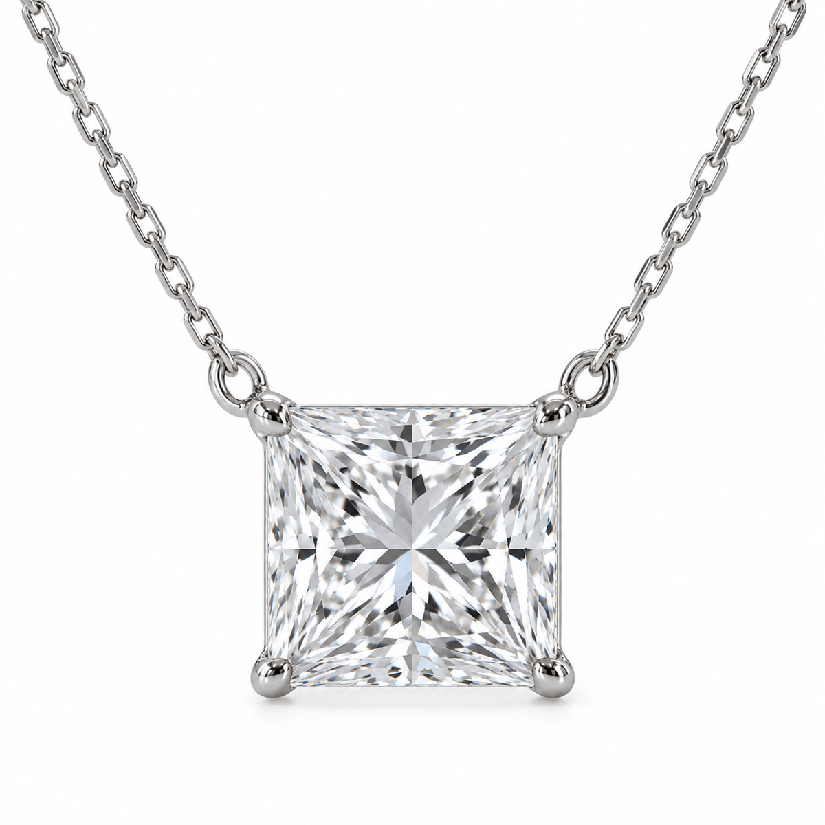 お客様専用ページ 2.2ct エメラルドカットリング + 1ct×2 アッシャーカットピアス + 1.5ct プリンセスカットペンダント