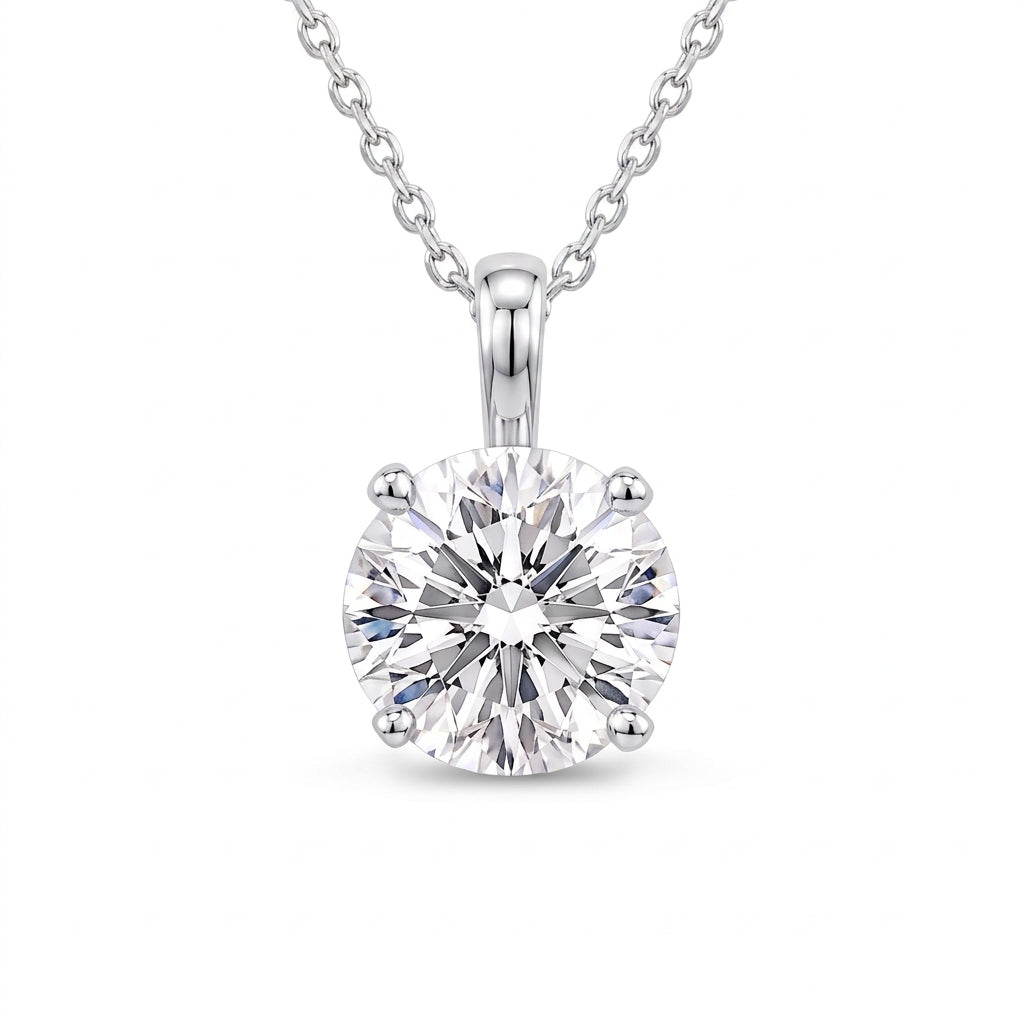 ペンダントトップのみ〖1ct / Fカラー VS1/エクセレントカット〗ラボグロウンダイヤモンド ※チェーンは付きません|プラチナ900 / K18イエローゴールド|ラウンドブリリアント|鑑定書付|定番人気 受注制作/約50日でお届け|NAYA-021a