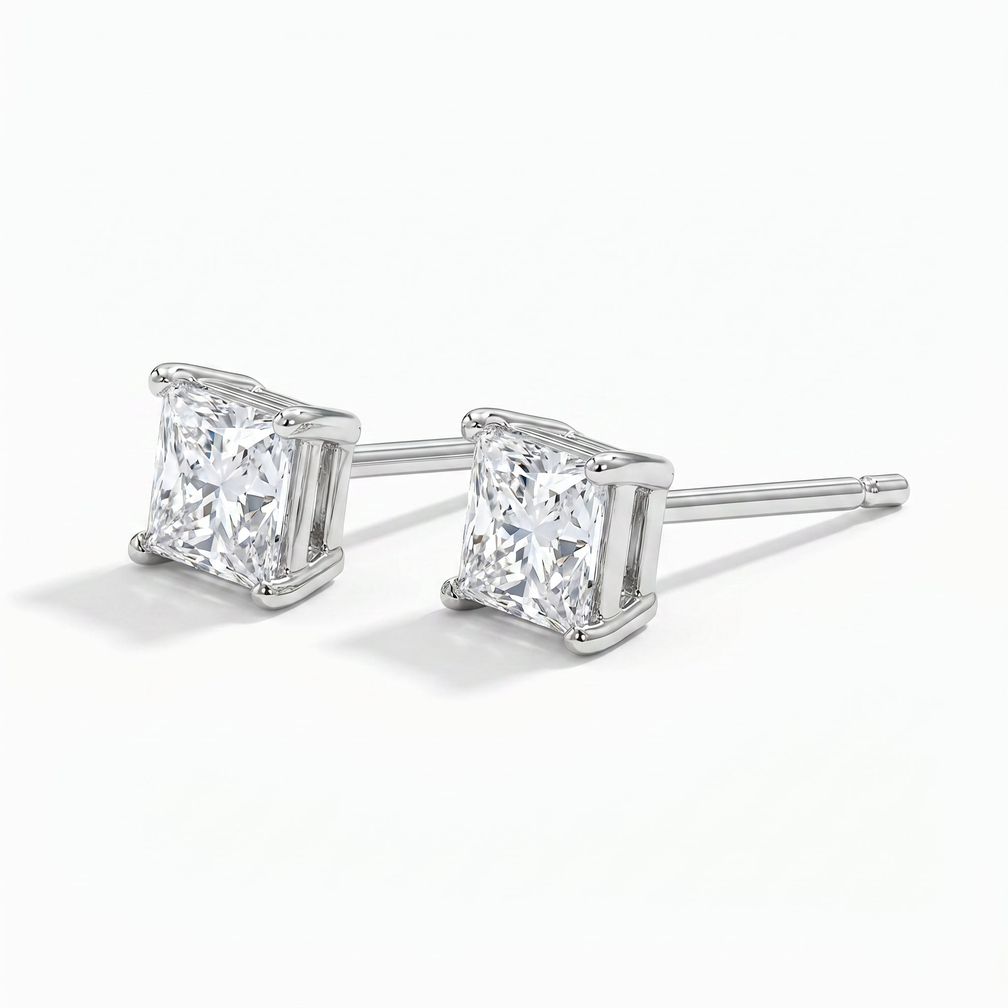 お客様専用ページ 0.7ct×2 プリンセスカット ピアス PT900