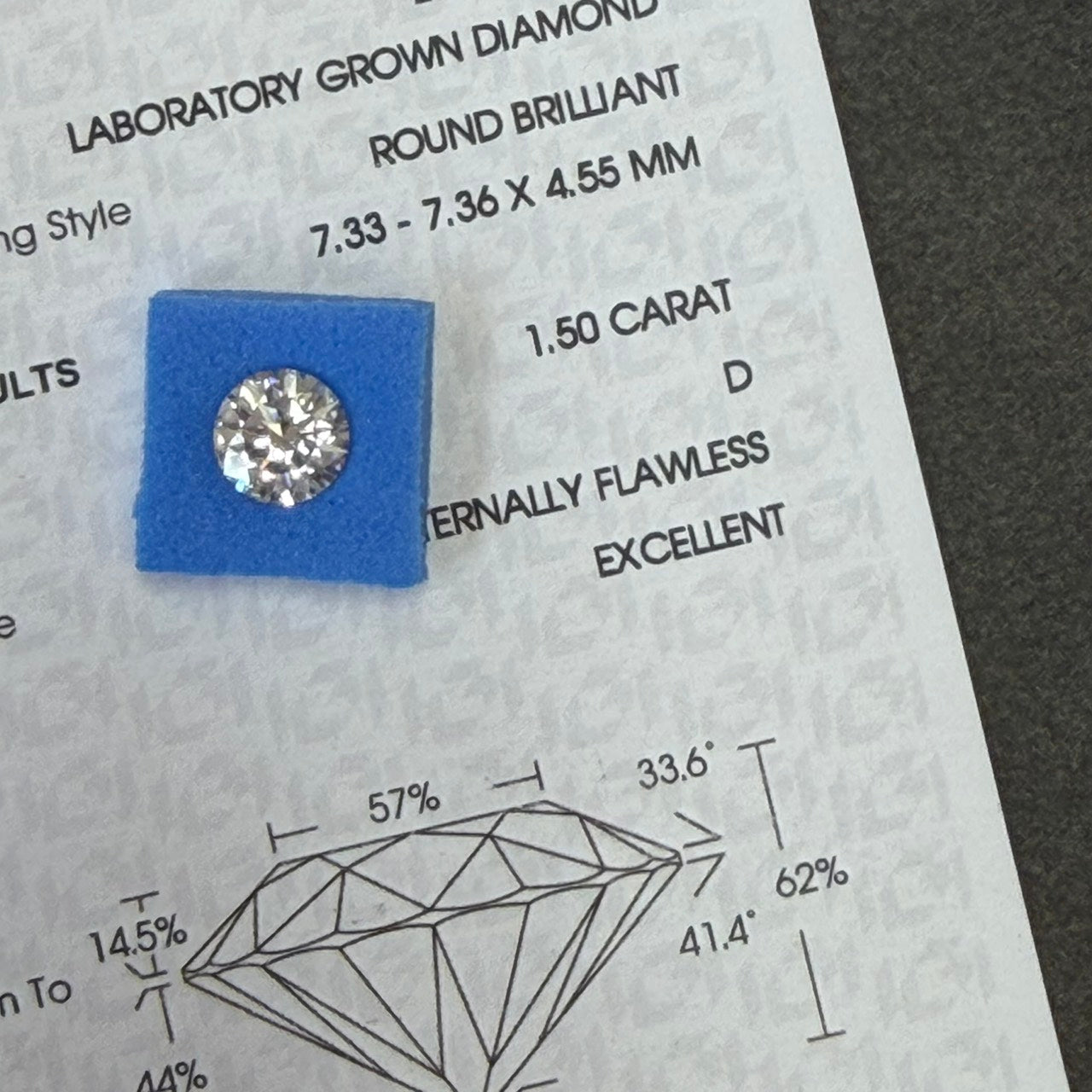 お客様専用ページ 1.5ct ダイヤモンドリングオーダーメイド