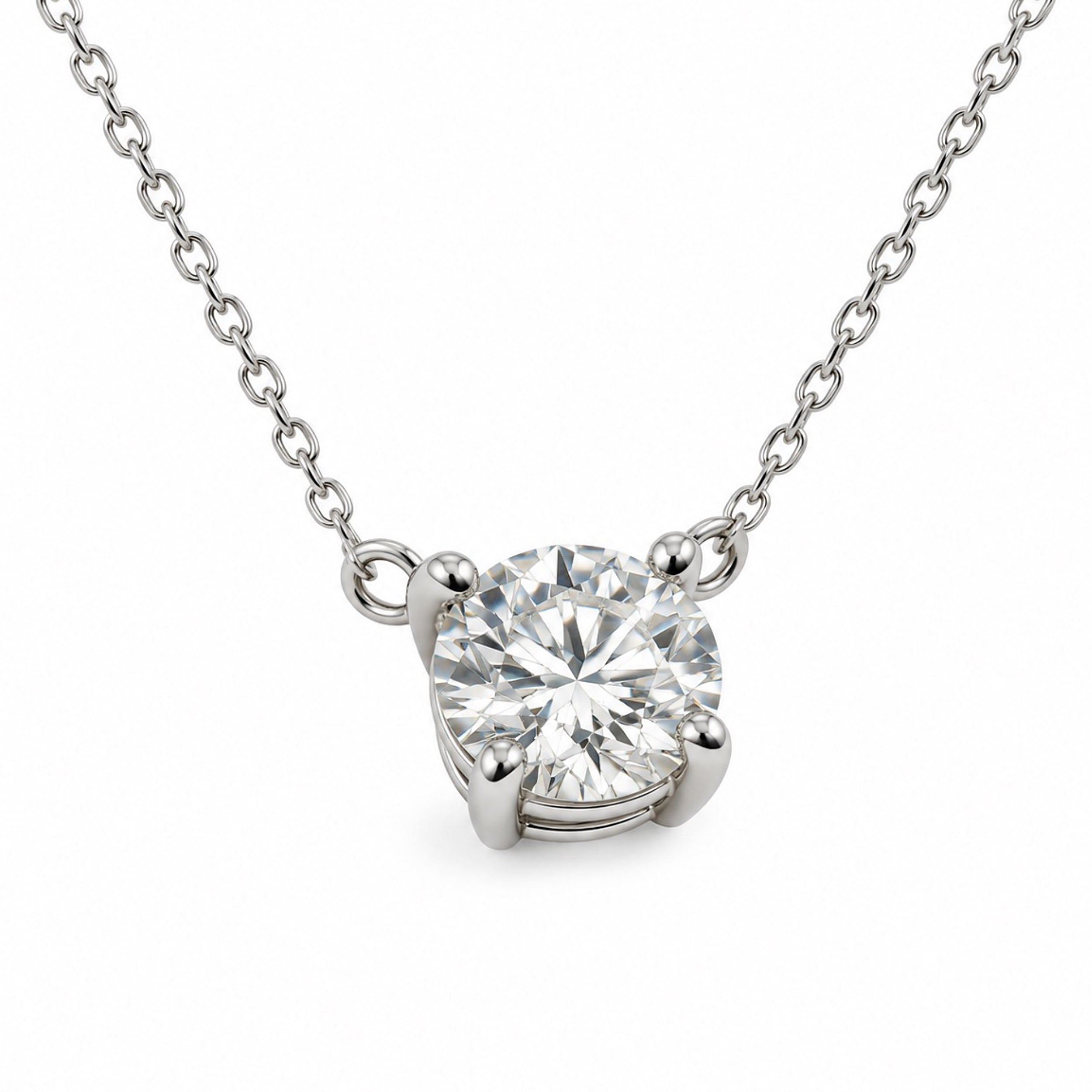 〖0.5ct / Dカラー/VVS2/エクセレントカット/鑑定書付き/二段腰〗ラボグロダイヤモンド ペンダント両吊りタイプ|プラチナ900 / K18イエローゴールド|ラウンドブリリアント|鑑定書無し|定番人気 受注制作/約50日でお届け|NAYA-015