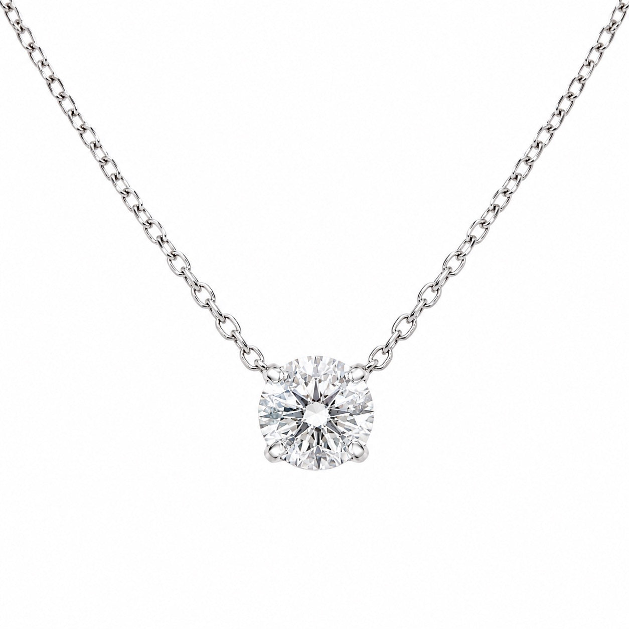 〖0.5ct / Fカラー/VS1/エクセレントカット/鑑定書無し/二段腰〗ラボグロダイヤモンド ペンダント両吊りタイプ|プラチナ900 / K18イエローゴールド|ラウンドブリリアント|鑑定書無し|定番人気 受注制作/約30日でお届け|NAYA-015