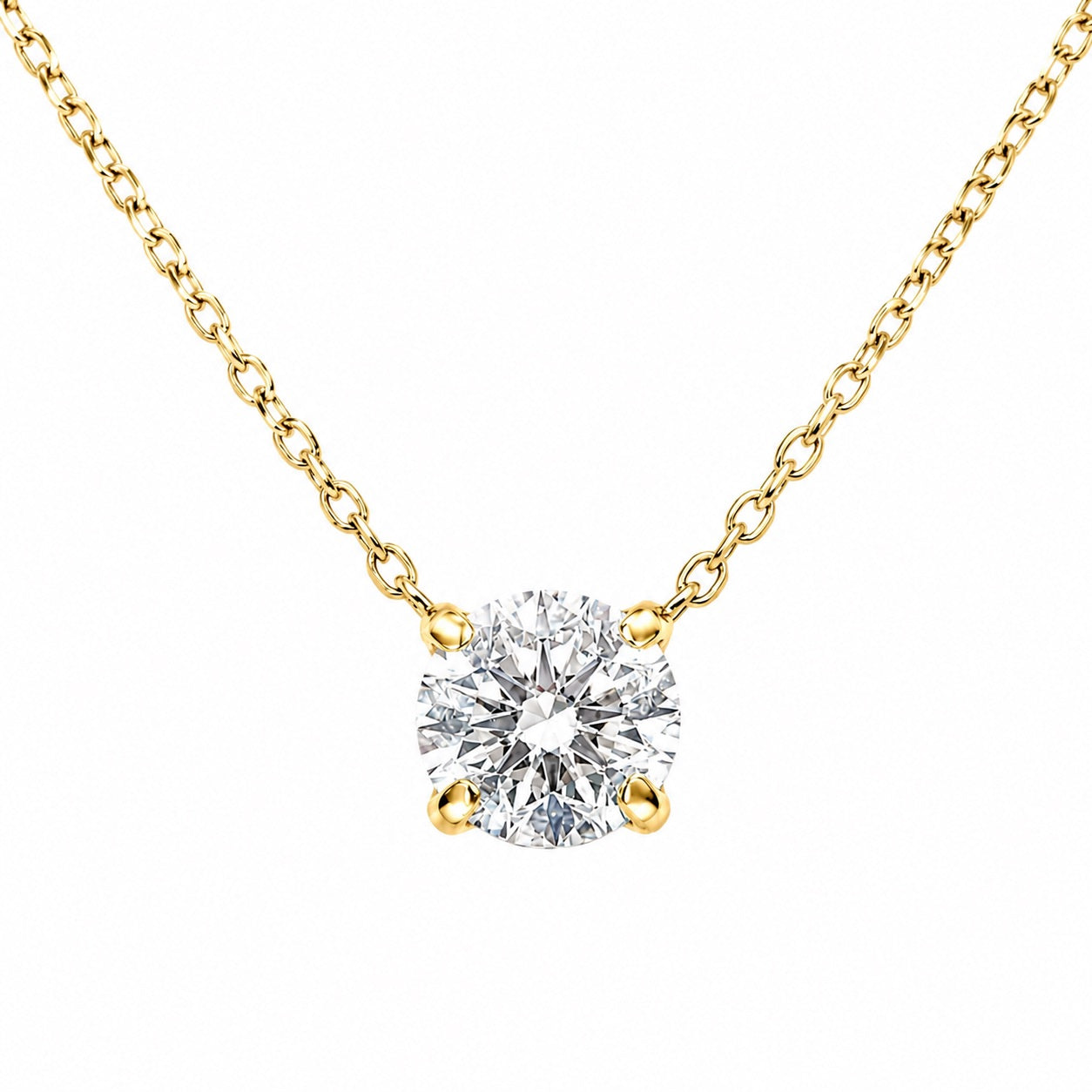 【お客様専用ページ】ペアシェイプ ピアス 1.5ct×2石 + ラウンドブリリアント ペンダント 1ct|K18イエローゴールド Dカラー VVS2