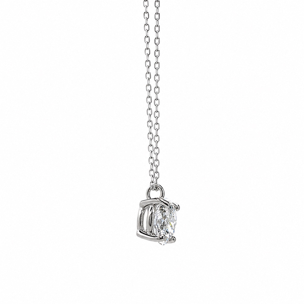 〖0.7ct / Fカラー/VS1/エクセレントカット/二段腰〗ラボグロダイヤモンド ペンダントバチカン真ん中タイプ|プラチナ900 / K18イエローゴールド|ラウンドブリリアント|鑑定書無し|定番人気 受注制作/約50日でお届け|NAYA-015