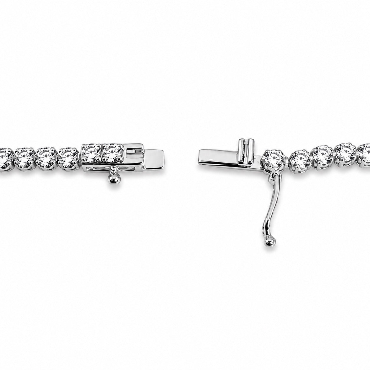 テニスネックレス〖約5.5ct / 計176石 /全長50㎝〗ラボグロウンダイヤモンド|プラチナ900 / K18イエローゴールド|FカラーVS1アップエクセレントカットType IIa 受注制作/約50日でお届け