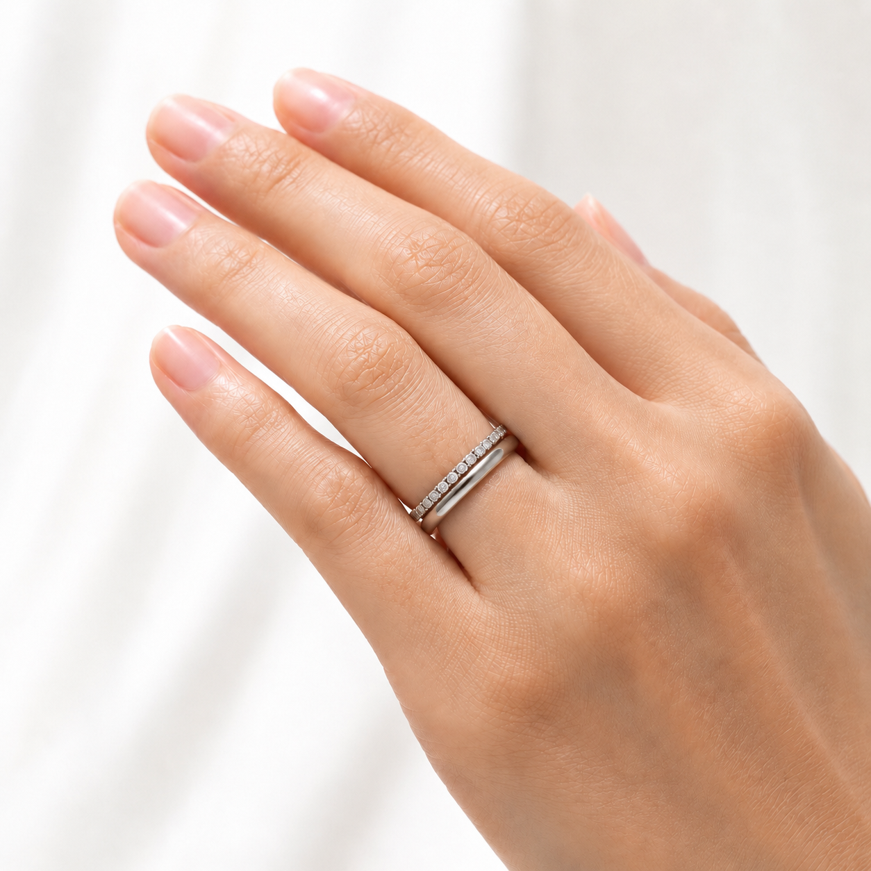 フルエタニティリング〖0.5ct/0.015ct×36石 1.6㎜〗ラボグロウンダイヤモンド フルエタニティ|プラチナ900 or 950 / K18イエローゴールド|Fカラー VS1アップ エクセレントカット|受注制作/約50日でお届け