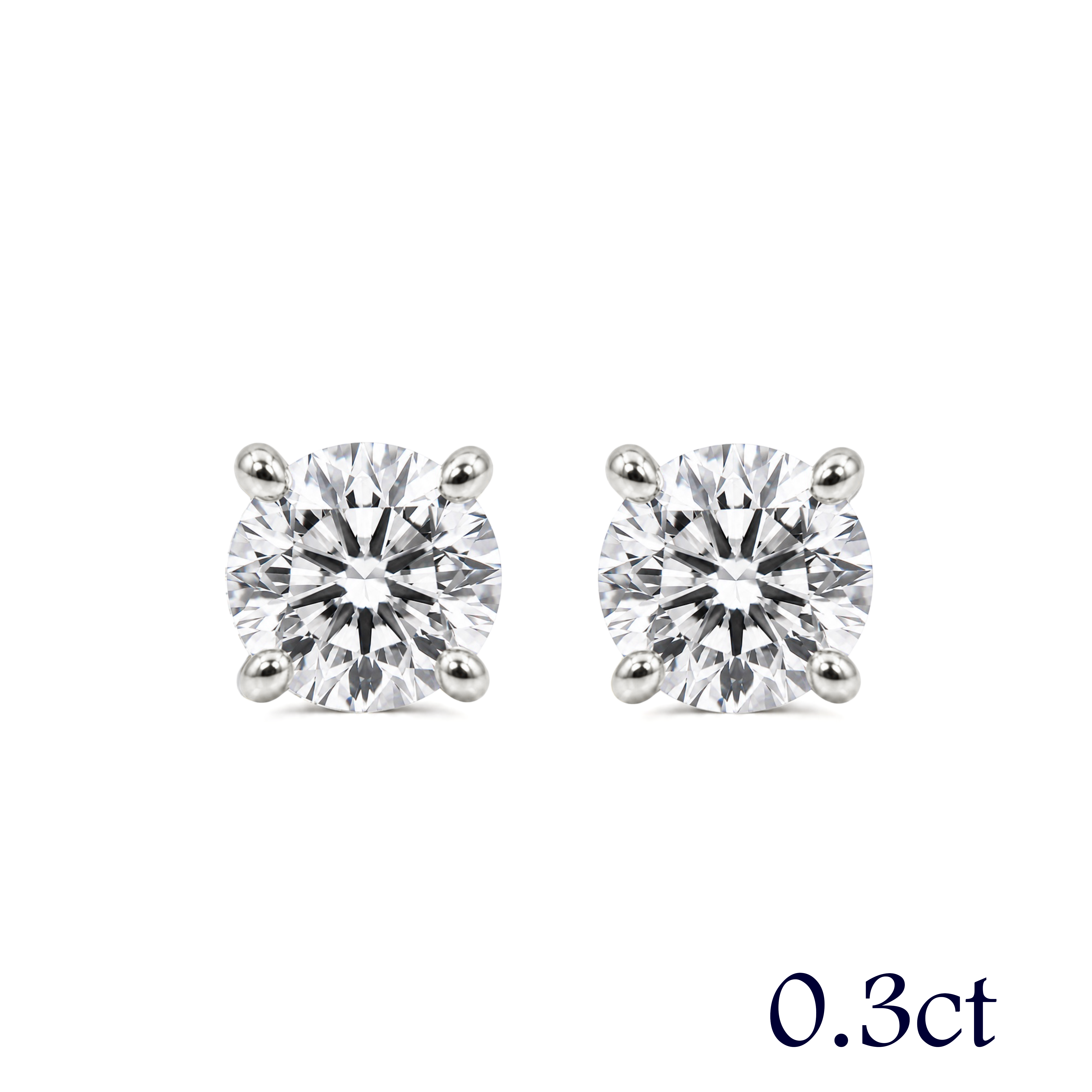 〖0.3ct×2p / Fカラー VS1/エクセレントカット〗ラボグロウンダイヤモンド ピアスペア|プラチナ900 / K18イエローゴールド|ラウンドブリリアント|鑑定書無し|定番人気 受注制作/約50日でお届け|NAYA-002