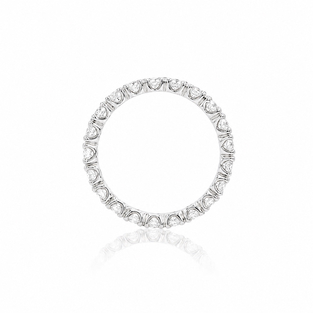 ラボグロウンダイヤモンド フルエタニティリング｜約2ct｜0.1ct×20ピース｜プラチナ900 or 950｜Fカラー VS1アップ エクセレントカット