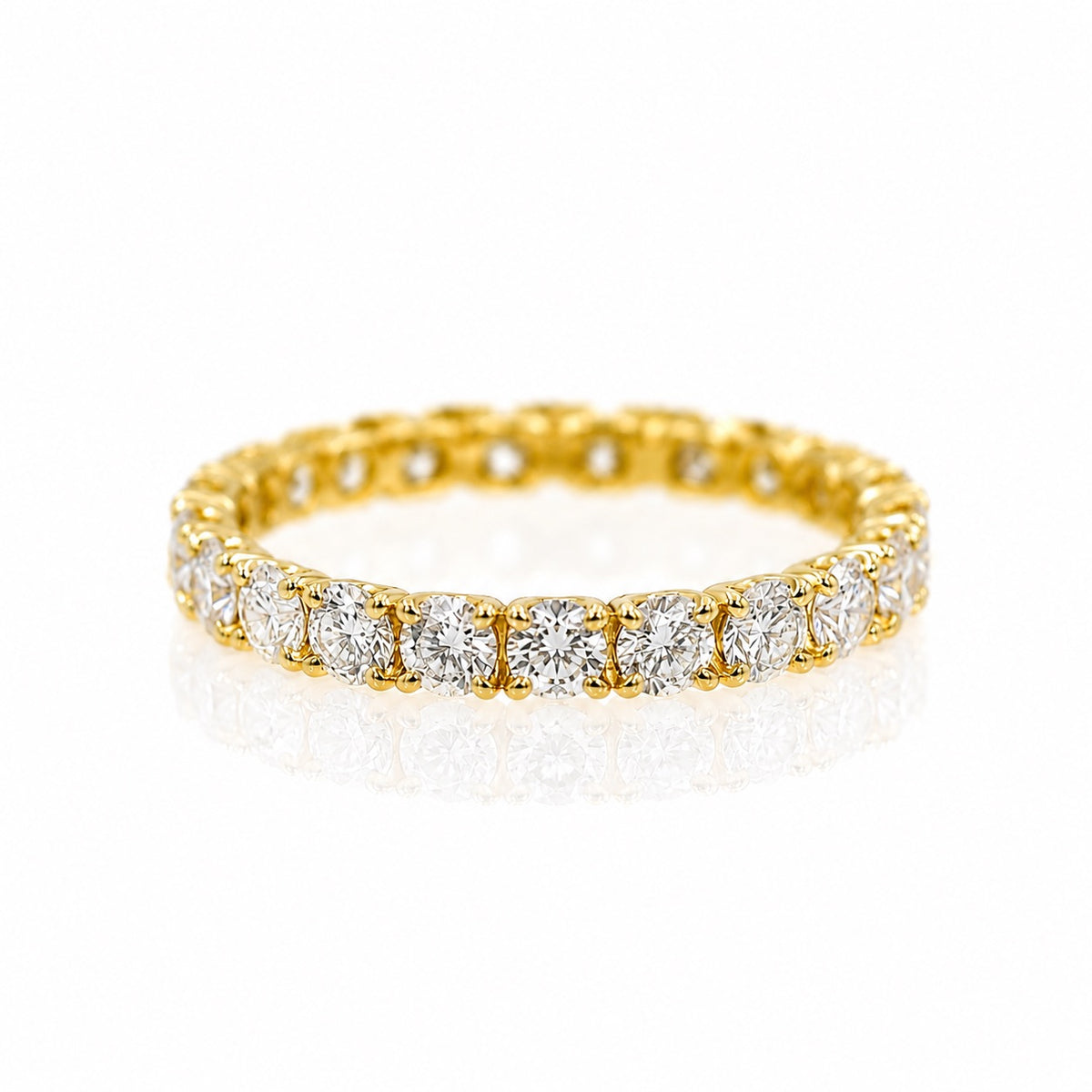 【お客様専用】〖1.5ct×2 ペアシェイプ Fカラー VS1アップ〗オーダーメイドピアス k18イエローゴールド 3点爪低め ＋ 〖0.1ct 3㎜〗フルエタニティリング k18イエローゴールド