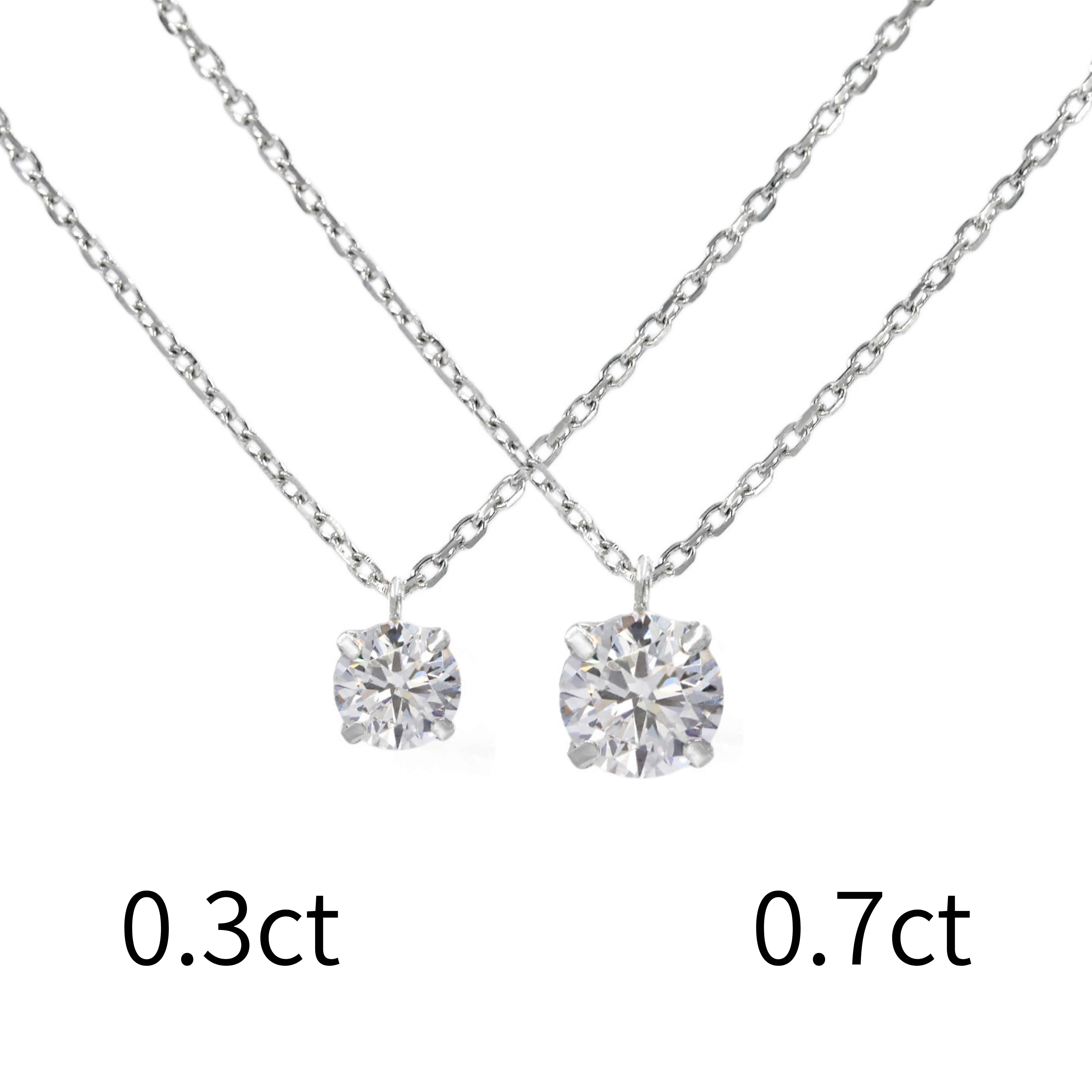 〖0.7ct / Fカラー VS1/エクセレントカット〗ラボグロダイヤモンド ペンダント｜プラチナ900 / K18イエローゴールド｜ラウンドブリリアント｜鑑定書無し｜定番人気 受注制作／約30日でお届け｜NAYA-015