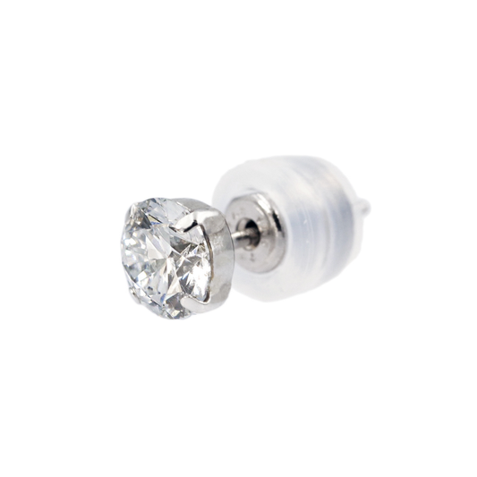 〖0.7ct ×2p/ Fカラー VS1〗ラボグロウンダイヤモンド ピアスペア｜プラチナ900｜ラウンドブリリアント｜鑑定書無し｜定番人気 ご注文後約30日～50日で納品｜NAYA-014
