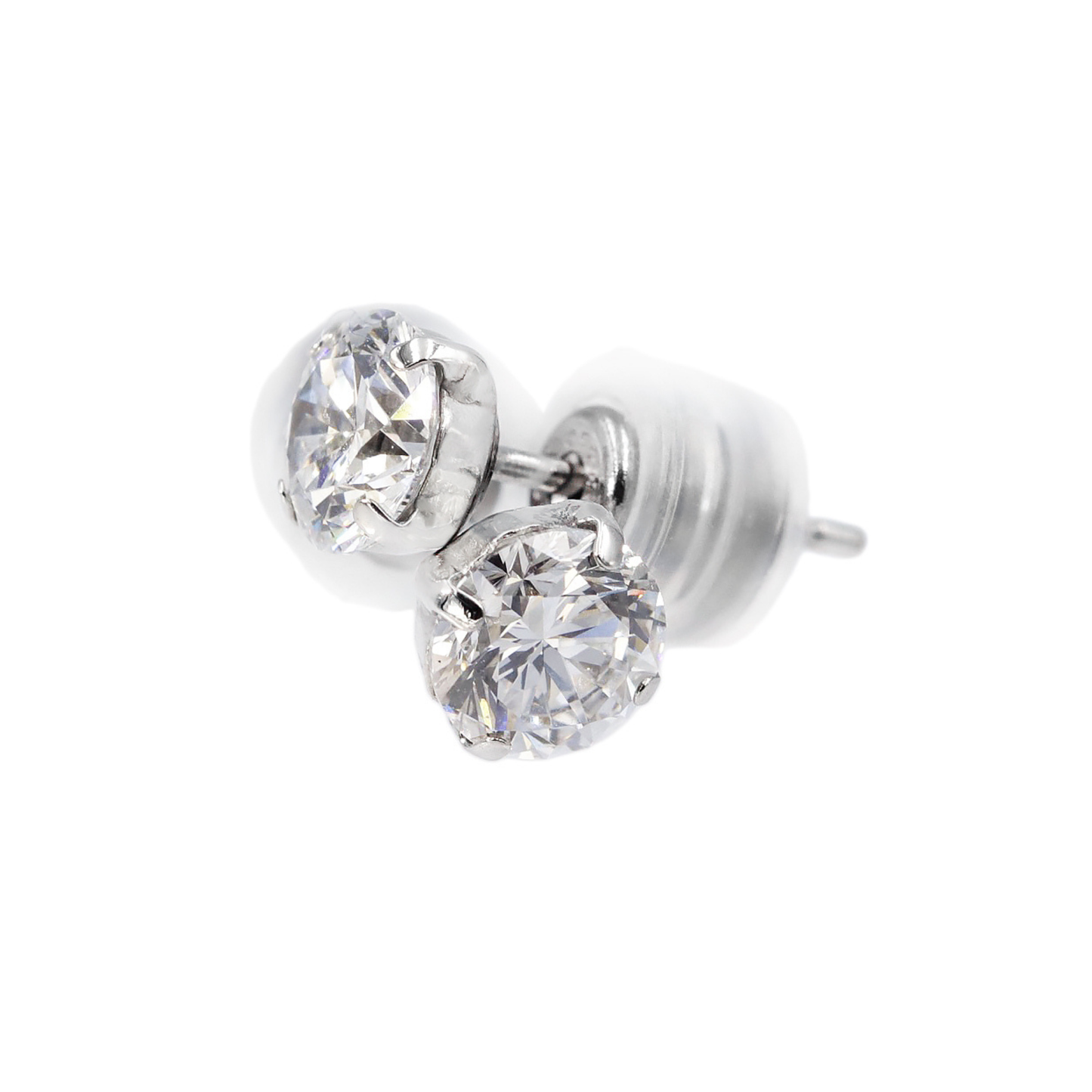 サイトリニューアル記念特別セール〖0.7ct ×2p/ Fカラー VS1〗ラボグロウンダイヤモンド ピアスペア｜プラチナ900｜ラウンドブリリアント｜鑑定書無し｜ご予約販売 6月中旬発送開始｜NAYA-014