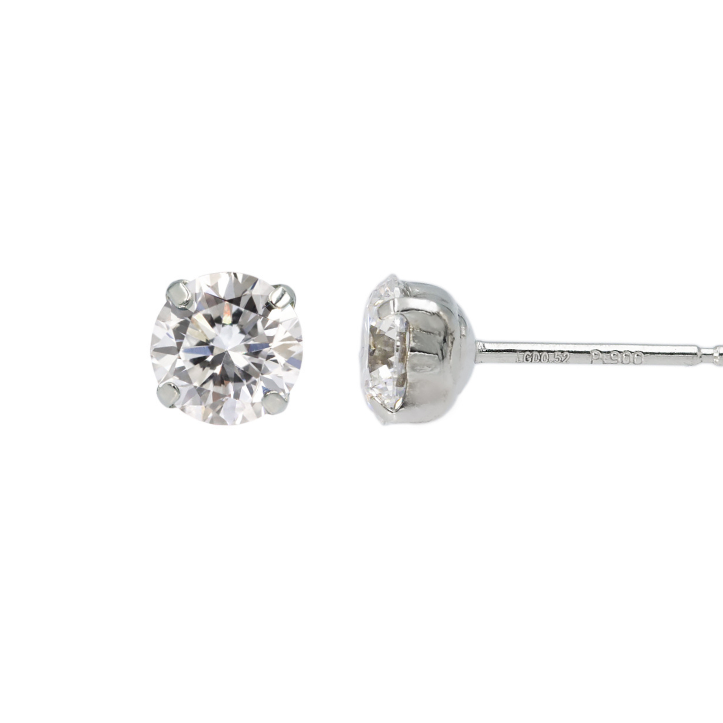 サイトリニューアル記念特別セール〖0.3ct×2p / Fカラー VS1〗ラボグロウンダイヤモンド ピアスペア｜プラチナ900｜ラウンドブリリアント｜鑑定書無し｜ご予約販売 6月中旬発送開始｜NAYA-002
