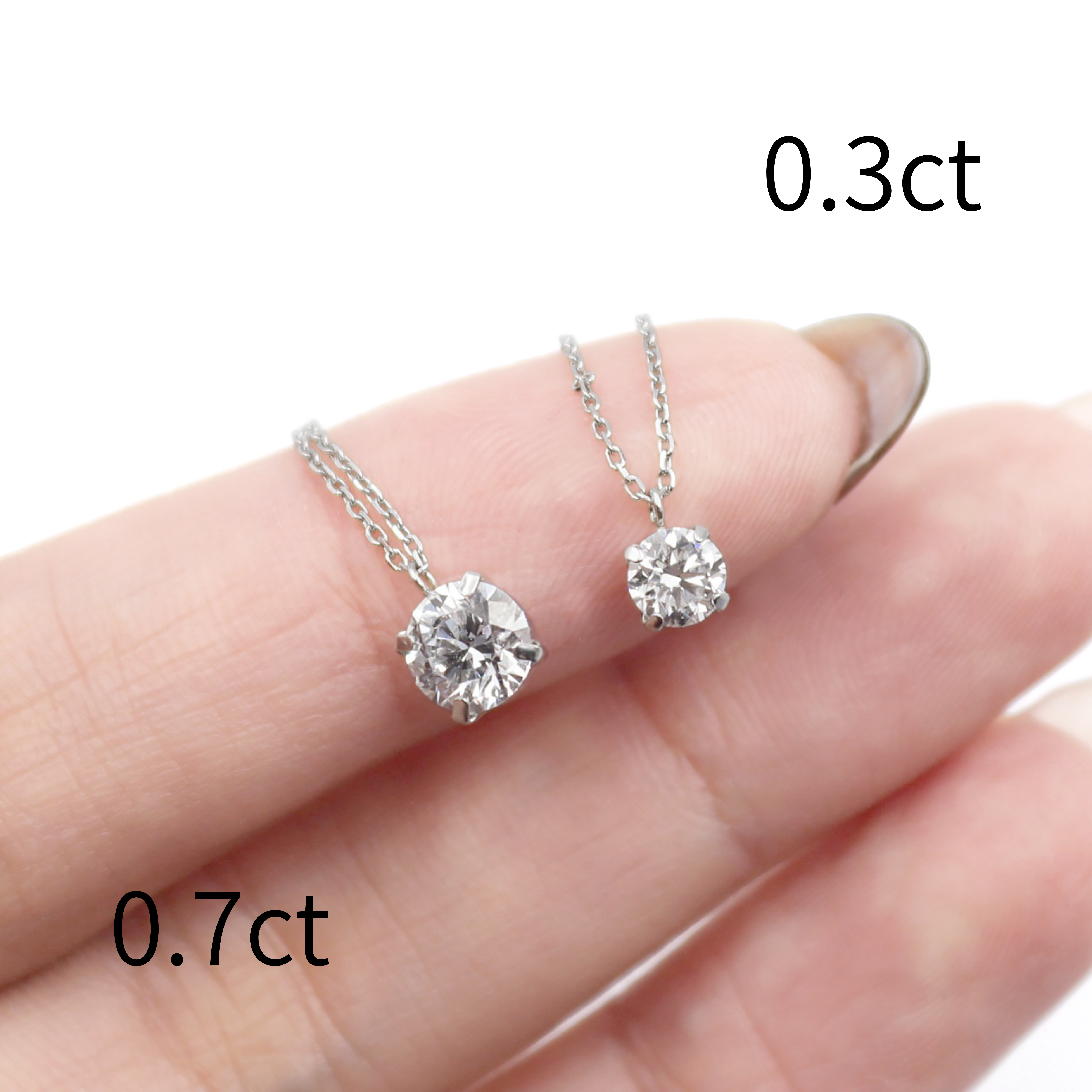〖0.7ct / Fカラー VS1/エクセレントカット〗ラボグロダイヤモンド ペンダント｜プラチナ900 / K18イエローゴールド｜ラウンドブリリアント｜鑑定書無し｜定番人気 受注制作／約30日でお届け｜NAYA-015