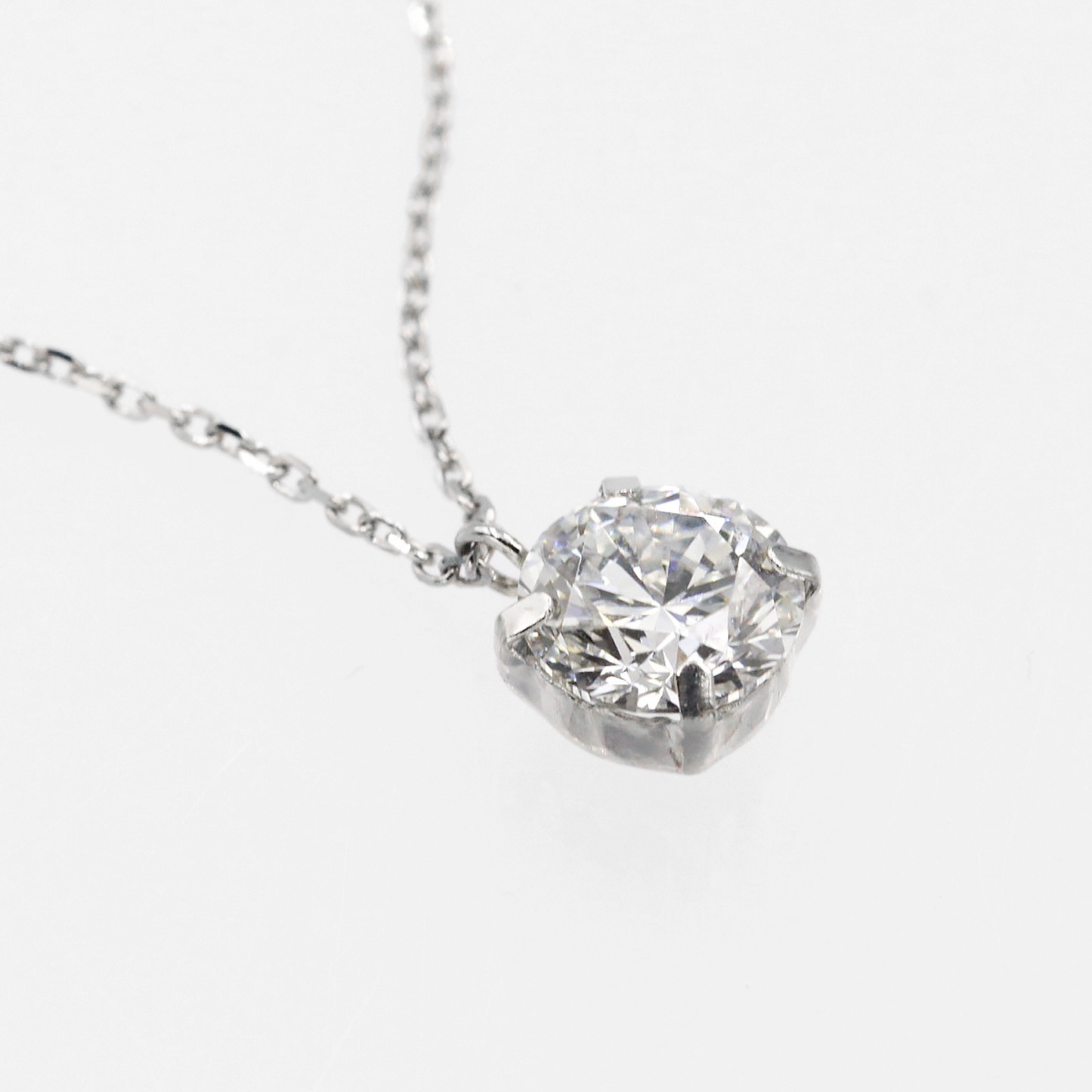 〖0.3ct / Fカラー VS1〗ラボグロウンダイヤモンド ペンダント｜プラチナ900｜ラウンドブリリアント｜鑑定書無し｜定番人気 ご注文後約30日～50日で納品｜NAYA-003