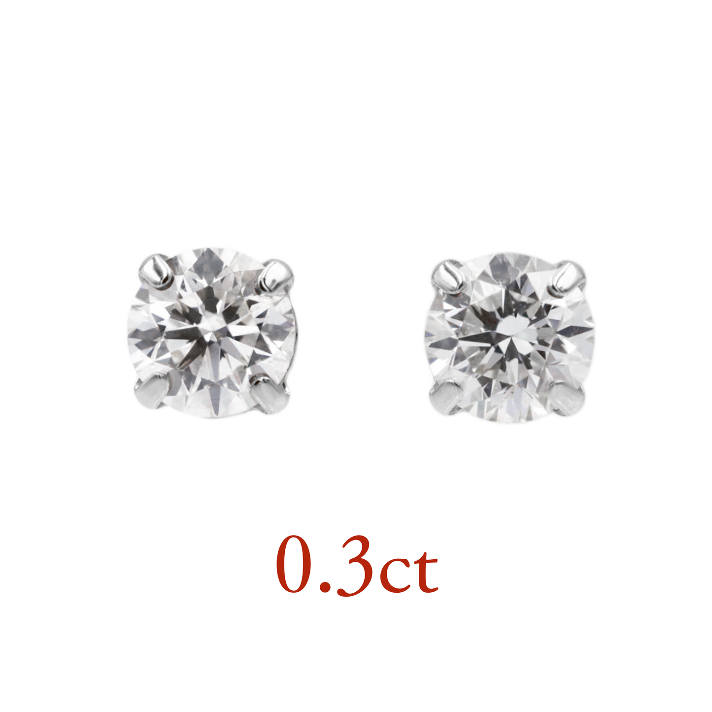 サイトリニューアル記念特別セール〖0.3ct×2p / Fカラー VS1〗ラボグロウンダイヤモンド ピアスペア｜プラチナ900｜ラウンドブリリアント｜鑑定書無し｜ご予約販売 6月中旬発送開始｜NAYA-002