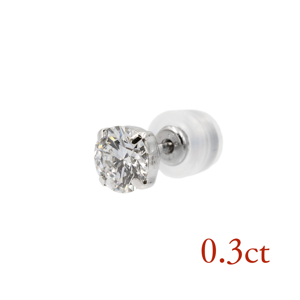 【お客様専用ページ】オーバルカット ピアス 1ct×2石 D VVS2 PT900 4本爪2段腰 ポスト上 IGI付 ＋ ラウンドブリリアント ピアス 0.3ct×2石 PT900 4本爪 ポスト上｜おまとめ割