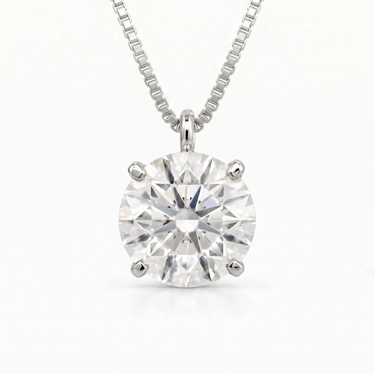 【お客様専用】〖2ct Fカラーアップ VS1アップ エクセレントカット〗ペンダント PT850 4本爪2段腰枠中通し加工 IGI鑑定書付 小豆ミラーカット0.83㎜ 45㎝スライドアジャスター付き