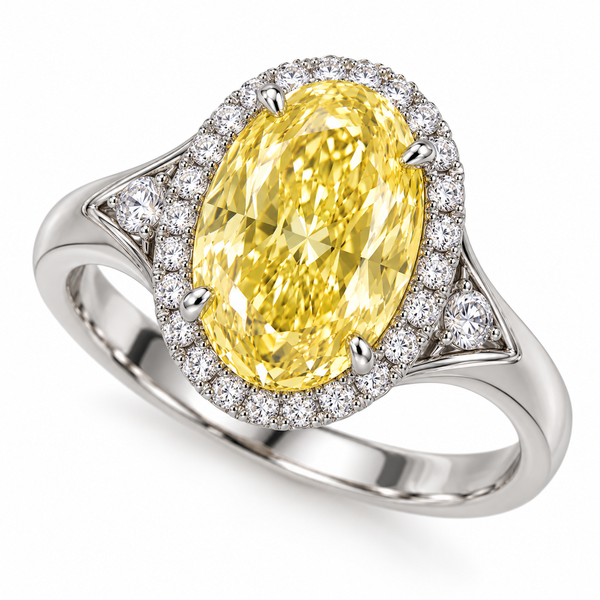 【お客様専用】5.12ct ファンシーヴィヴィッドイエロー ダイヤモンドルース