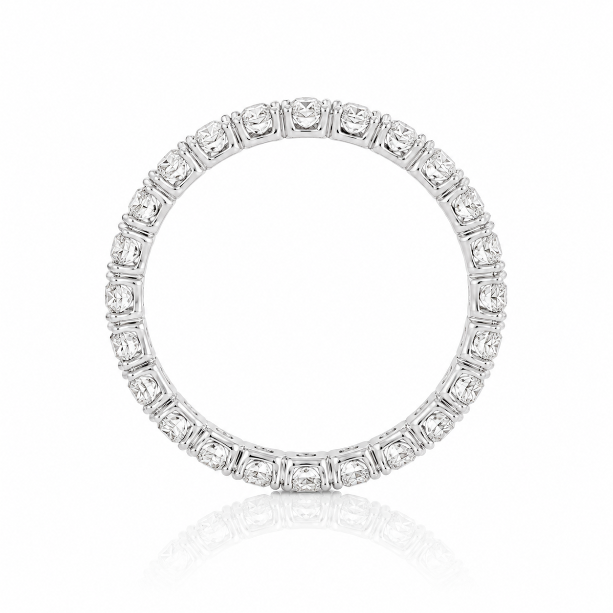ラボグロウンダイヤモンド フルエタニティリング｜約1.3ct｜0.06ct×20ピース｜プラチナ900 or 950｜Fカラー VS1アップ エクセレントカット