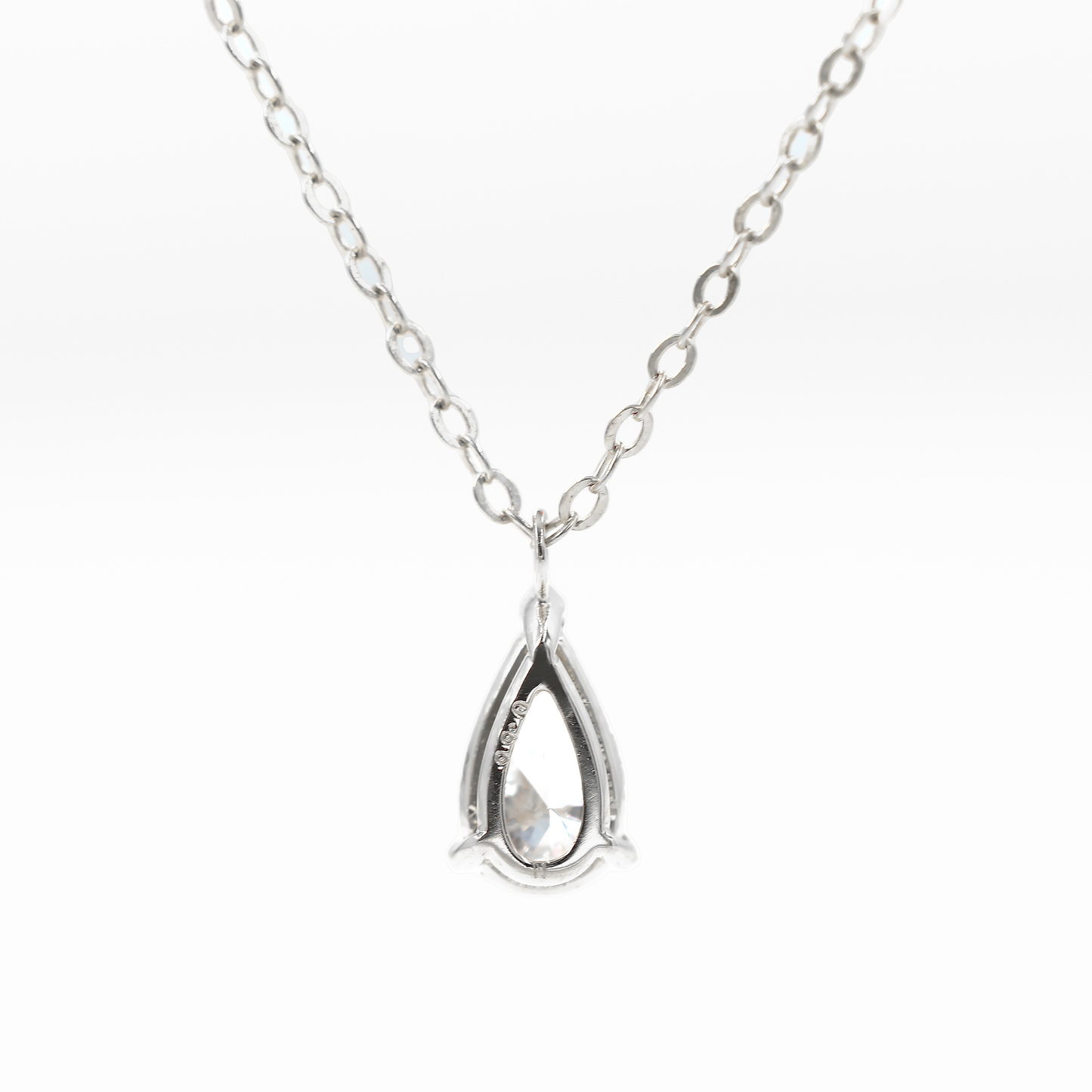 ラボグロウンダイヤモンド ネックレス 1ct Dカラー VVS2 ペアシェイプ プラチナ NAYA DIAMOND 画像2