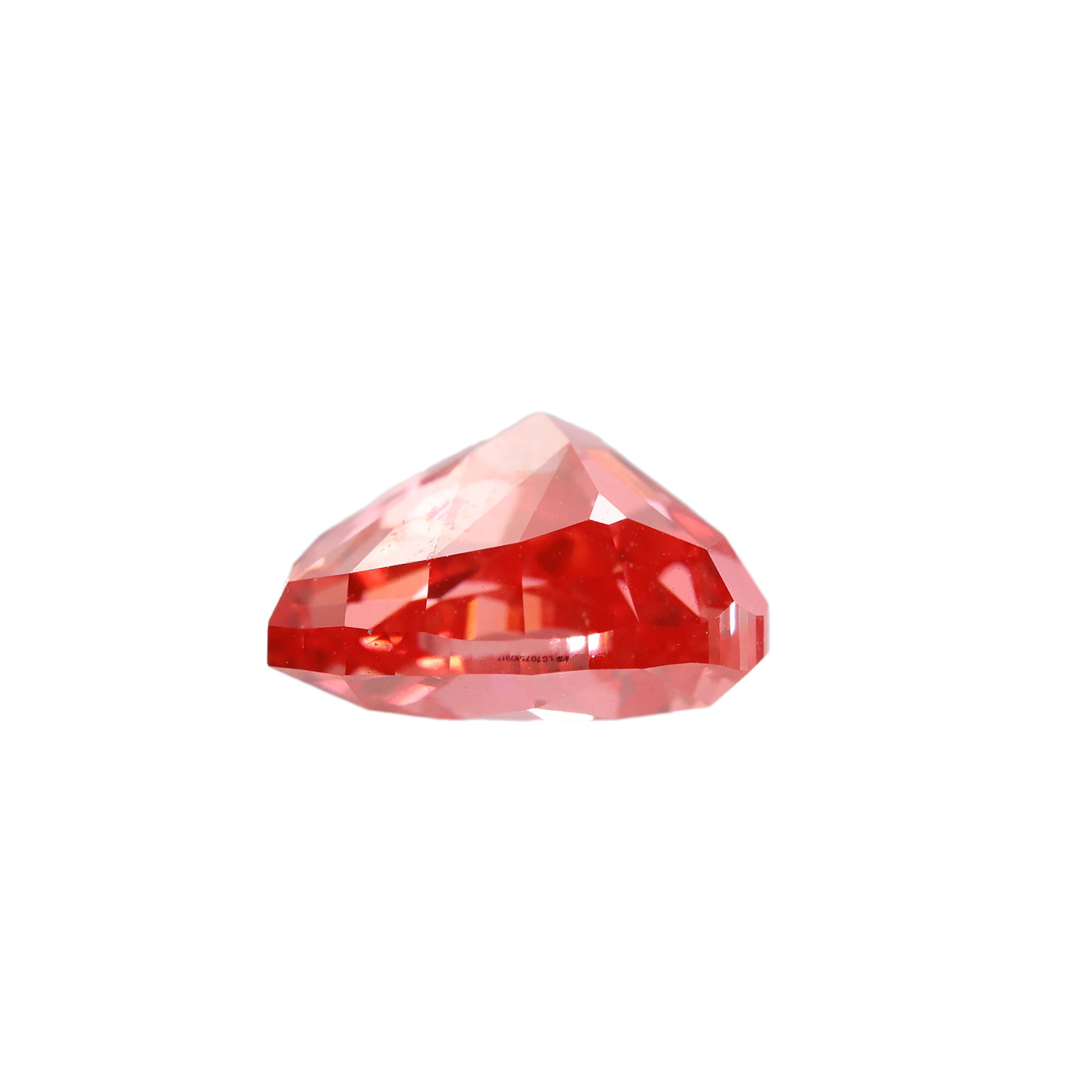 〖3.01ct / Fancy Vivid Red VS2〗ラボグロウンダイヤモンド レッド ルース｜ハートシェイプ（ハートモディファイド）｜IGI鑑定書付き｜IGI: LG707510917