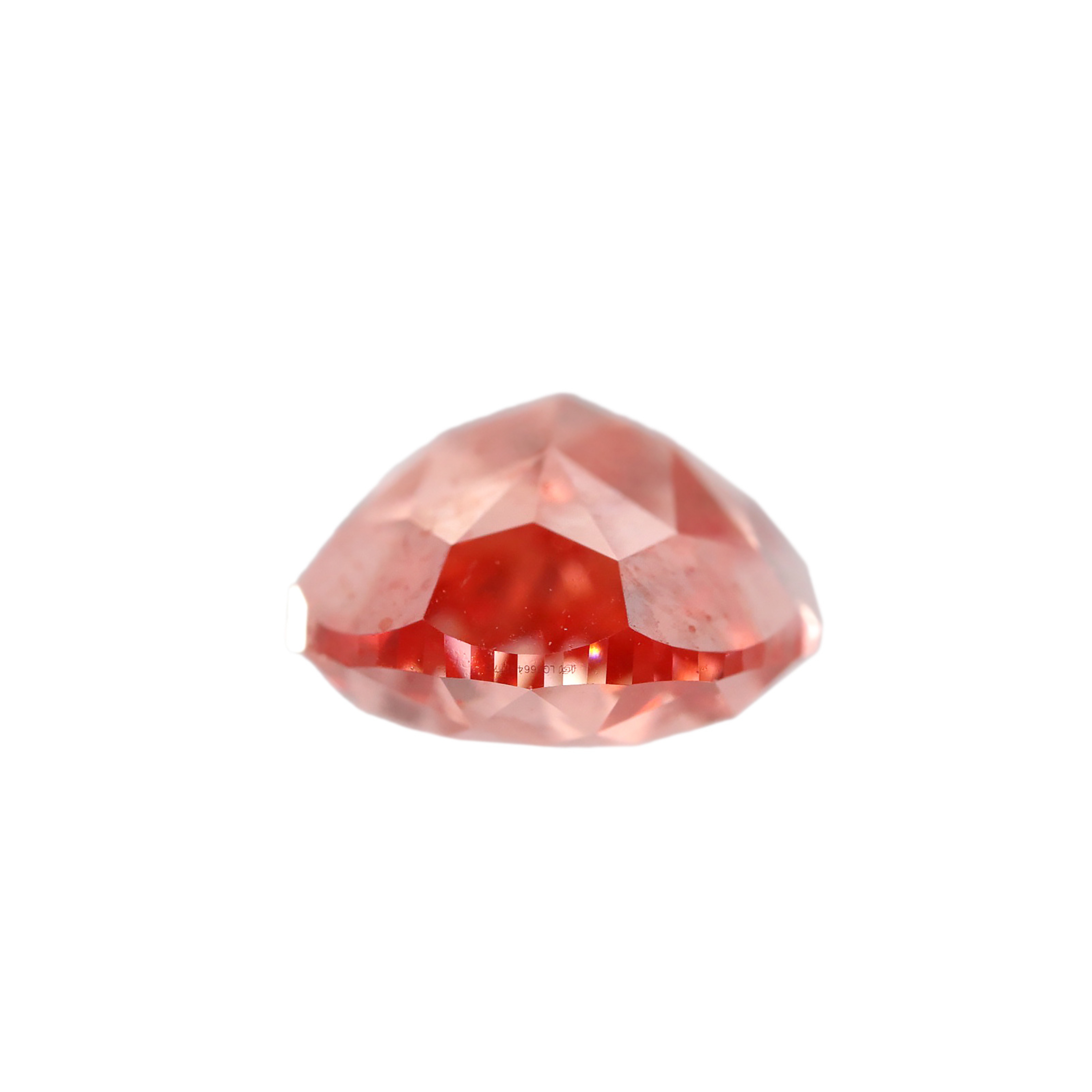 〖3.01ct / Fancy Vivid Red VS2〗ラボグロウンダイヤモンド レッド ルース｜ハートシェイプ（ハートモディファイド）｜IGI鑑定書付き｜IGI: LG707510917