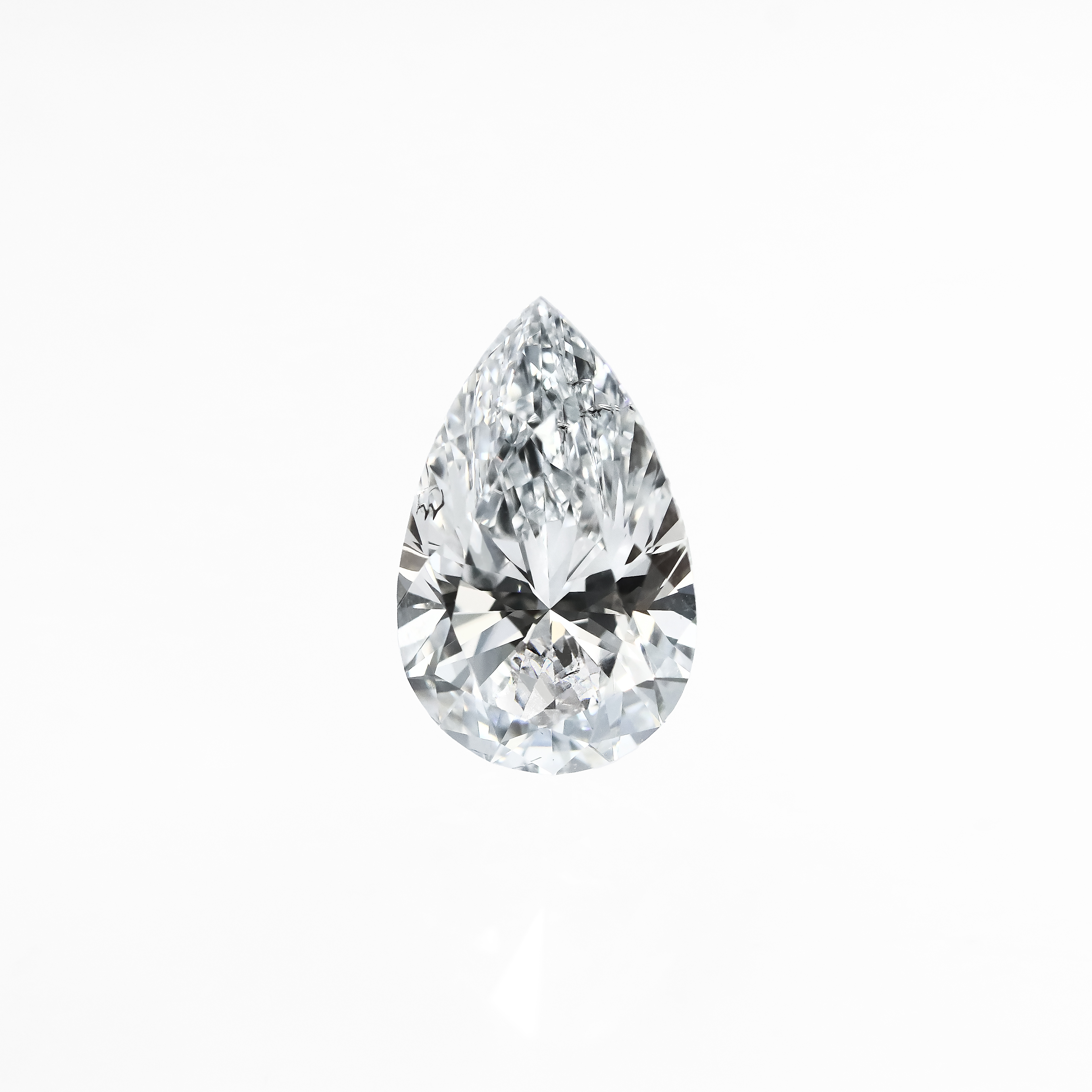 〖0.7ct×2p / Fカラーup VS1up〗ラボグロウンダイヤモンド ピアス｜両耳（ペア）｜ペアシェイプ｜pt900 IGI鑑定書付き｜ご注文から約50日後のお渡し