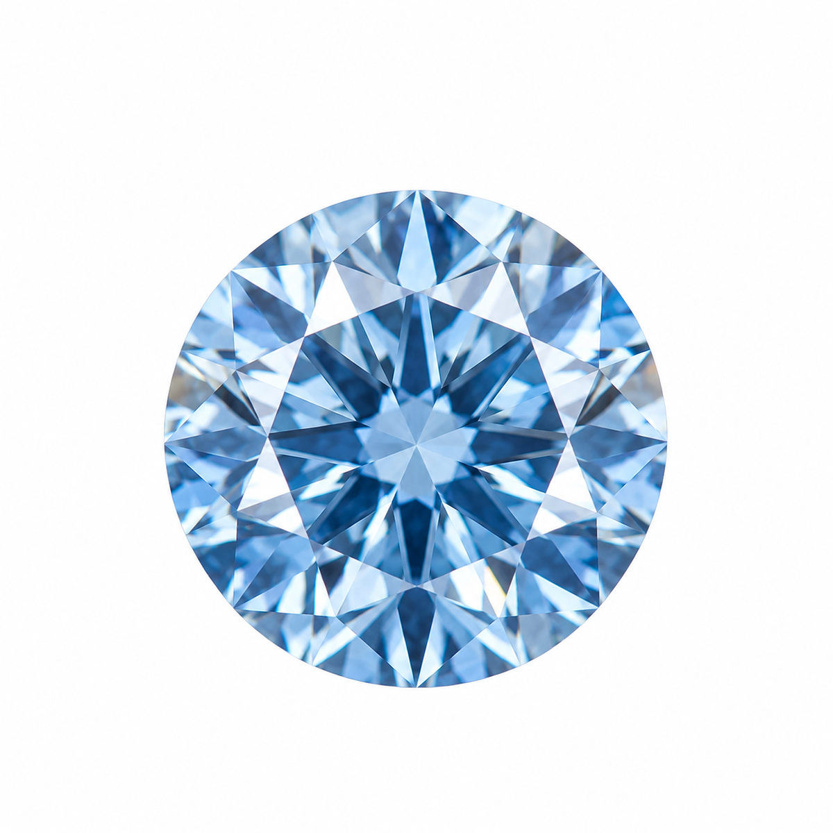 【お客様専用】0.5ct ファンシーブルー ラウンドブリリアントカット ＋　1ctファンシービビットグリーンクッションカット