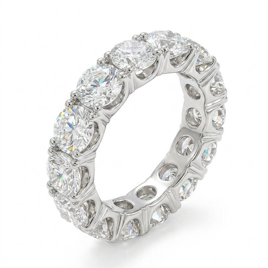 〖4ct/0.3ct×14石 〗ラボグロウンダイヤモンド フルエタニティリング｜プラチナPT900｜受注製造約50日｜NAYA-1002 a