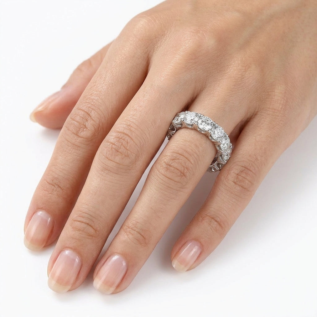 ラボグロウンダイヤモンド フルエタニティリング 4ct｜NAYA DIAMOND