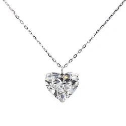 【1.50ct / Dカラー VS1 ハートシェイプ】ラボグロウンダイヤモンド ネックレス｜プラチナ ペンダント｜IGI鑑定書付き｜ND-N001