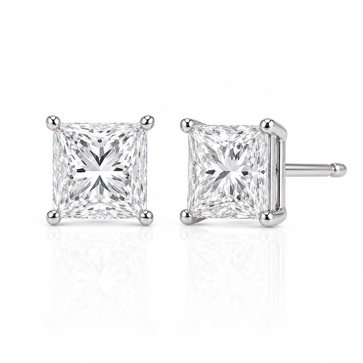 【お客様専用ページ】5点セット｜エメラルドカットリング 3ct D VVS2 PT950 ＋ エメラルドカットフルエタニティ 3.7ct PT950 ＋ ラディアントペンダント 0.5ct PT850 ＋ PT850チェーン ＋ プリンセスピアス 0.7ct PT900｜IGI鑑定書付