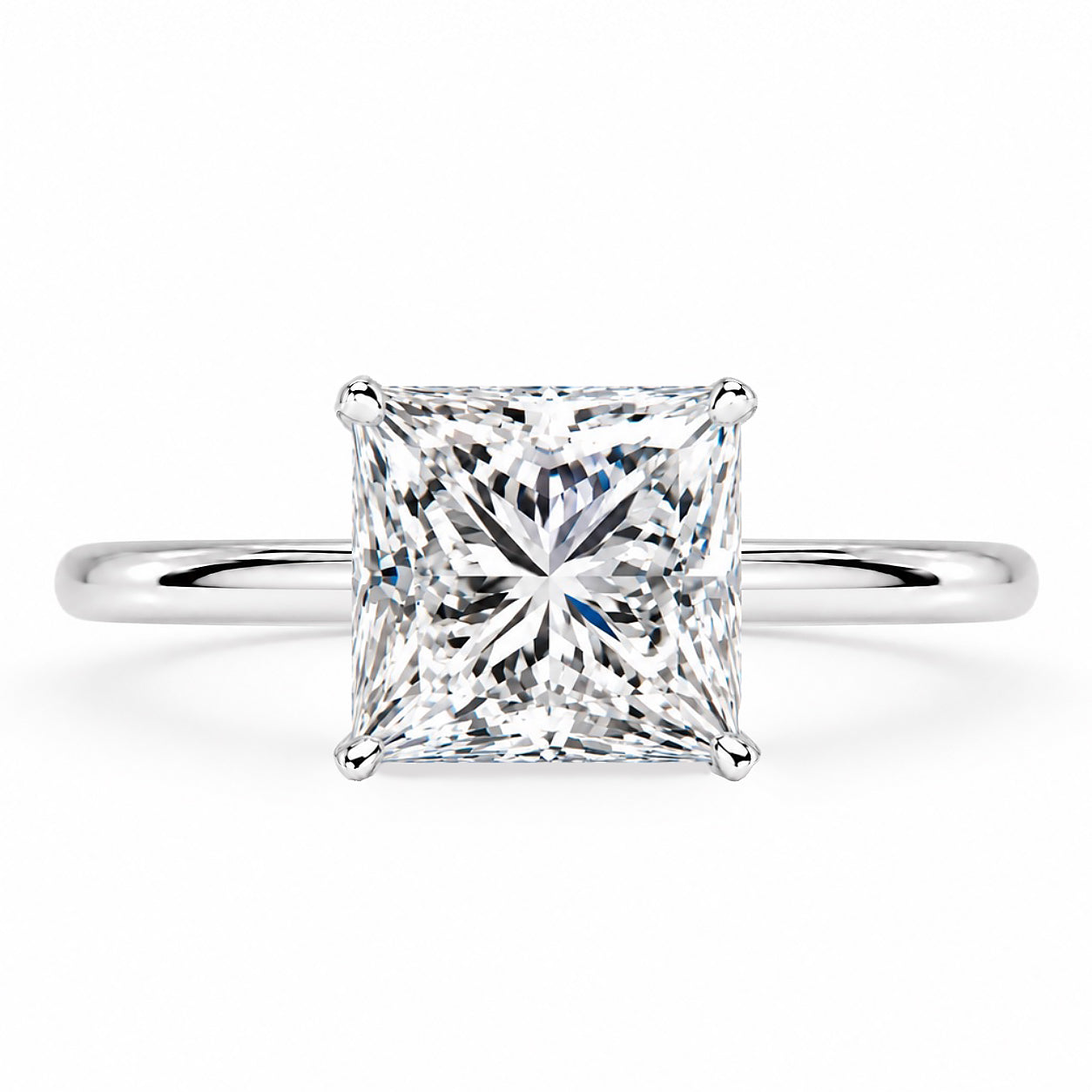 〖3.08ct / Fカラー VVS2〗ラボグロウンダイヤモンド ルース｜プリンセスカット｜IGI鑑定書付き｜IGI: LG698543393