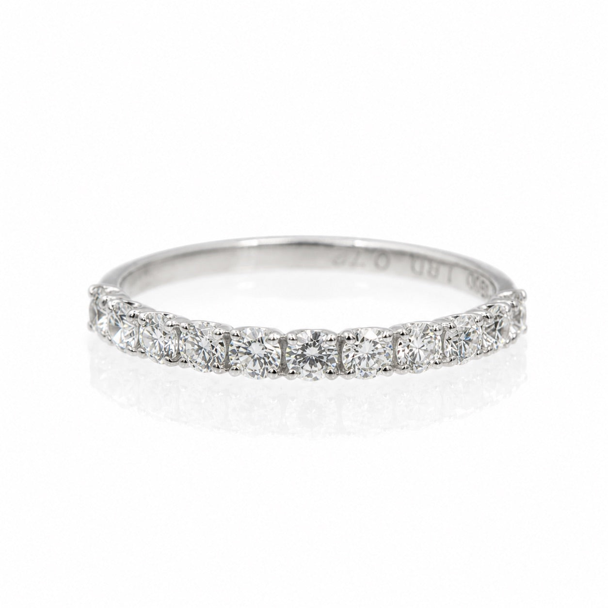 【お客様専用ページ】4点セット｜フルエタニティ 3ct K18 ＋ エメラルドカットフルエタニティ 3.8ct PT950 ＋ ピンキーリング加工 K18 3.5号+1.6ミリ フルエタニティリングPT950