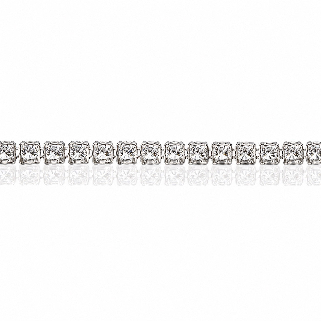 ラボグロウンダイヤモンド テニスブレスレット 1ct Fカラー VS1 プラチナ NAYA DIAMOND 画像15