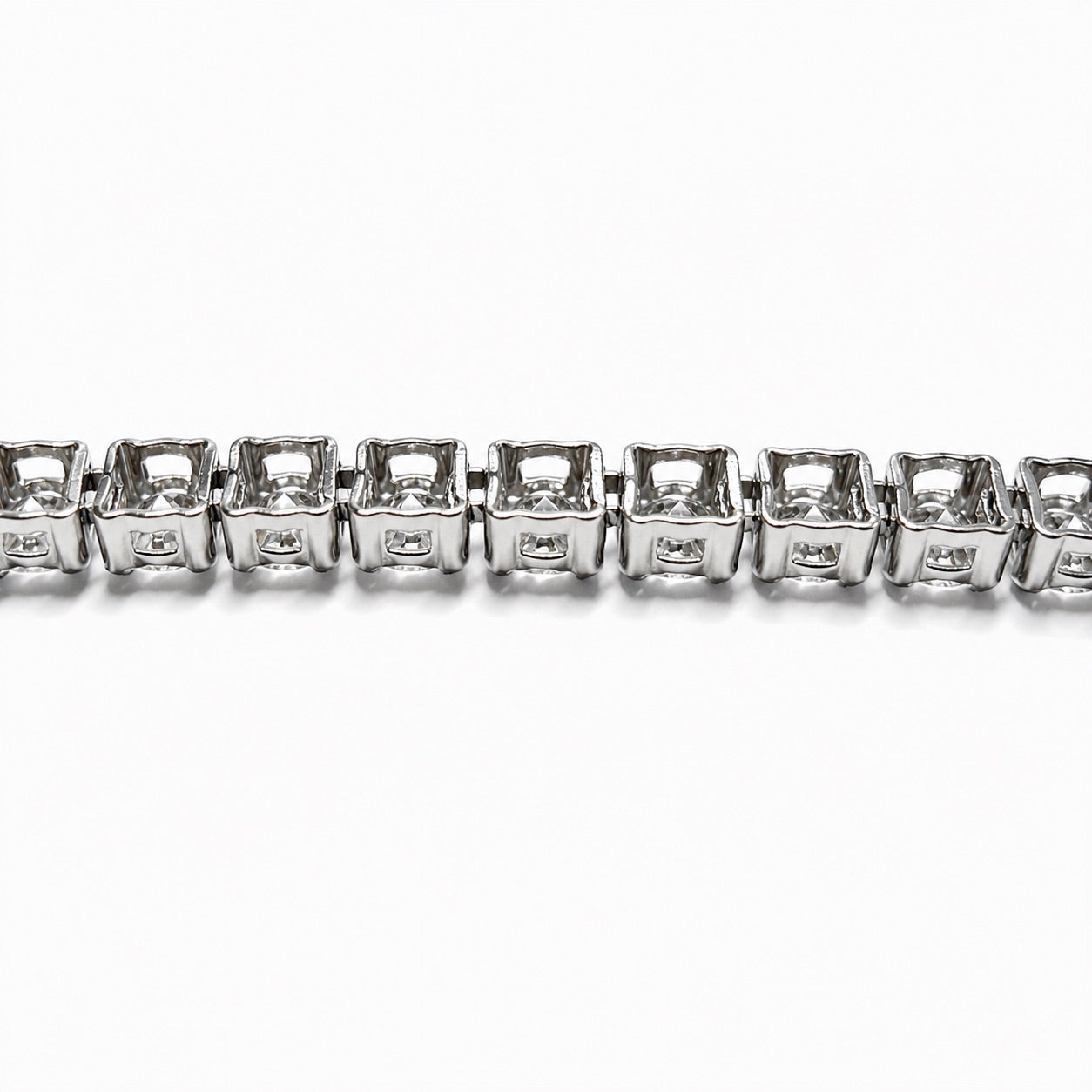 テニスブレスレット〖約3.8ct / 50石 幅約2.8㎜〗ラボグロウンダイヤモンド｜プラチナ900 / K18イエローゴールド｜FカラーVS1アップエクセレントカットType IIa  受注制作／約50日でお届け