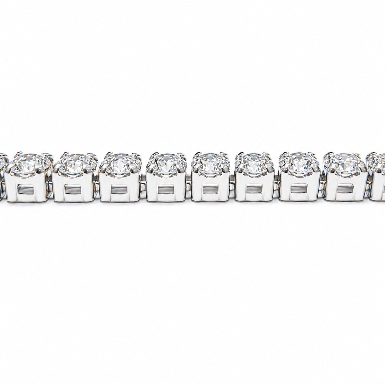 テニスブレスレット〖約3.8ct / 50石 幅約2.8㎜〗ラボグロウンダイヤモンド｜プラチナ900 / K18イエローゴールド｜FカラーVS1アップエクセレントカットType IIa  受注制作／約50日でお届け