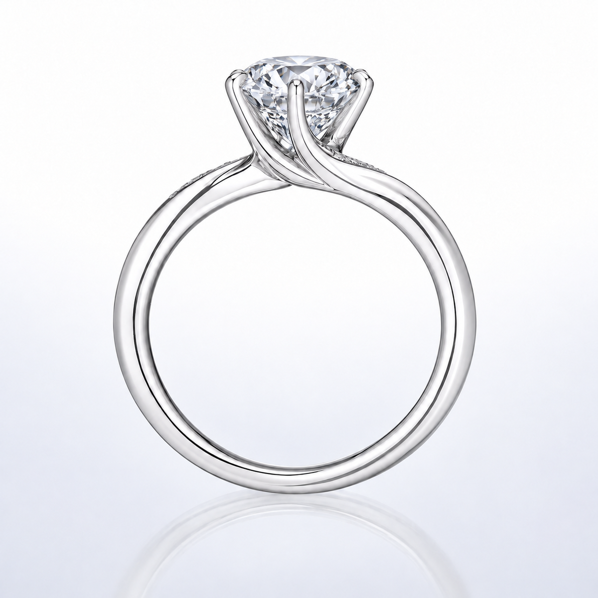 【お客様専用】ダイヤモンドリングオーダーメイド 0.7ct D VVS2 トリプルエクセレント Pt950 IGI鑑定書付